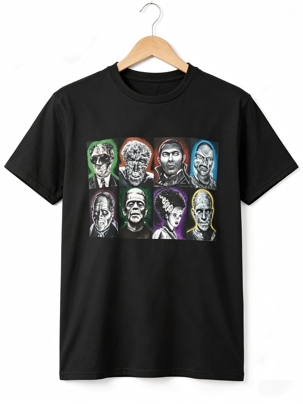 Monster Mash Halloween Song Spooky Horror Graphic Womens Mens T-shirt Unisex